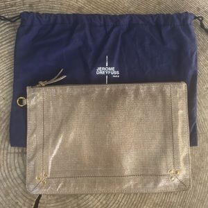 JEROME DREYFUSS Popoche Large - Metallic Silver