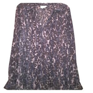 🚨REDUCED 🚨 Fun Leopard Print Blouse 🐯