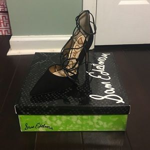 Sam Edelman Dayna Black Suede Pump