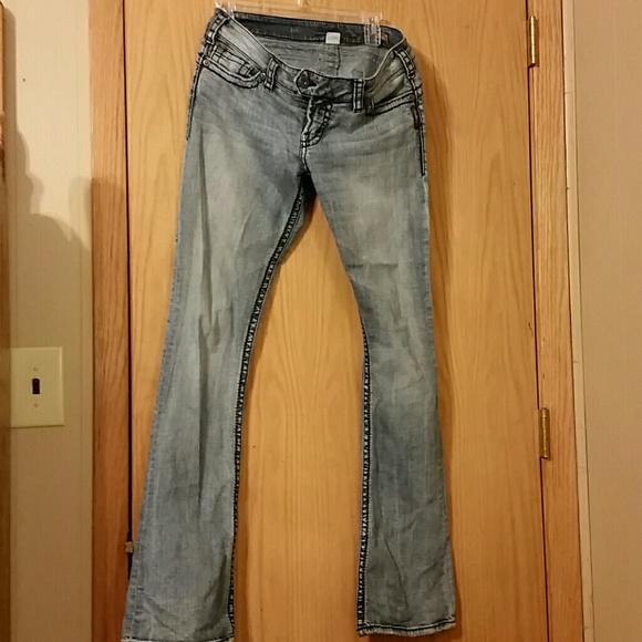 Silver jeans