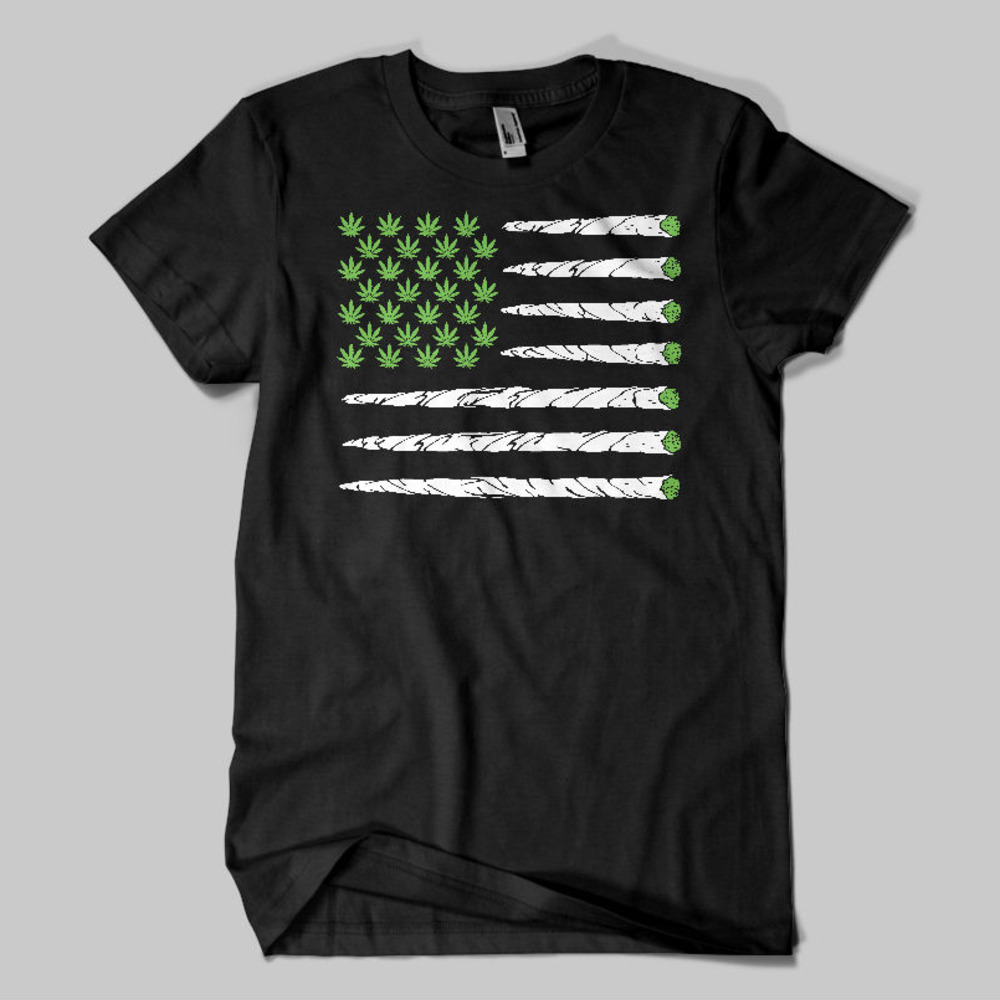 Leaf flag shirt