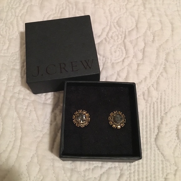 Jeweled stud earrings