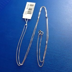 Simple silver chain--NWT