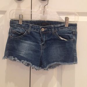 Denim shorts