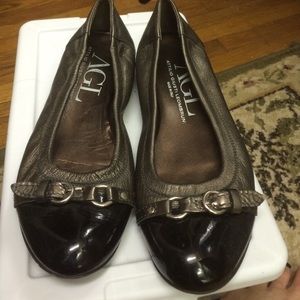 Used AGL Cap Toe ballerina Flat