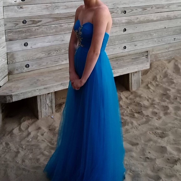 Blue Prom Dress - Picture 3 of 3