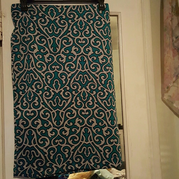 New York and Company Printed Pencil Skirt