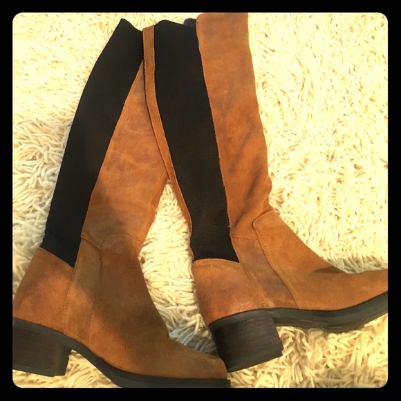 Aldo suede knee high boots