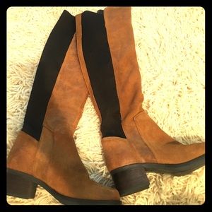 Aldo suede knee high boots