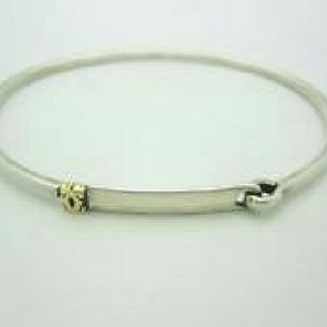 Vintage cartier sterling silver & 18k yellow gold