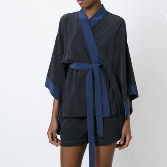 Equipment 100% Silk Kimono Top sz S - Picture 4 of 4