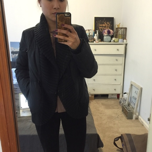 BCBG maxAzria down bomber jacket - Picture 3 of 4