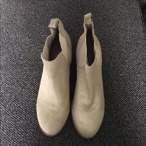 Anthropologie ankle boots