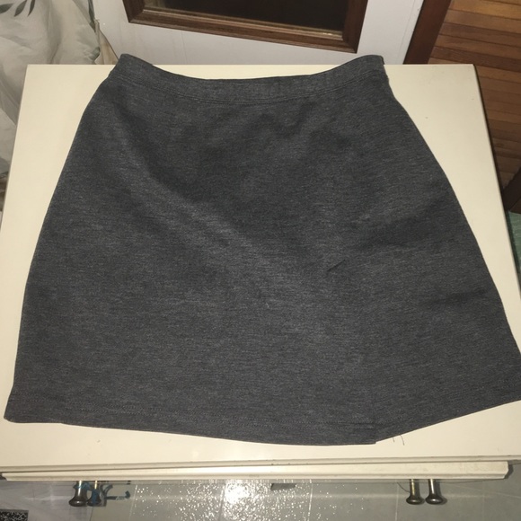 Mini Gray Express Skirt