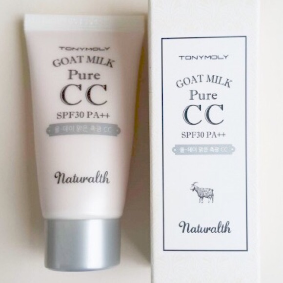 Tony Moly Makeup Tony Moly Naturalth Goat Milk Pure Cc Cream Spf 3 Poshmark