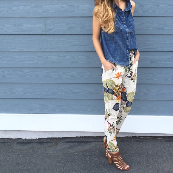 FLASH SALE • LAST ITEM | new | botanical joggers - Picture 2 of 4