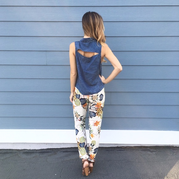 FLASH SALE • LAST ITEM | new | botanical joggers - Picture 3 of 4