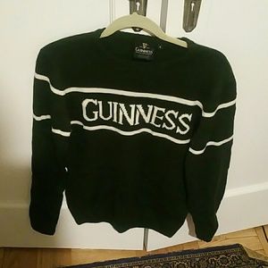 Authentic Guinness green sweater wool