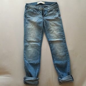 Boyfriend light medium wash jeans