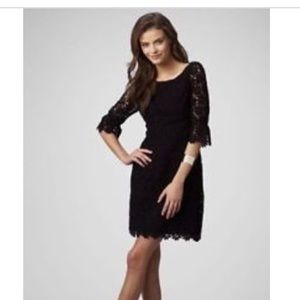 Lilly Pulitzer Black Lace Dress Size 6