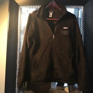 XL Black Patagonia Zip Fleece