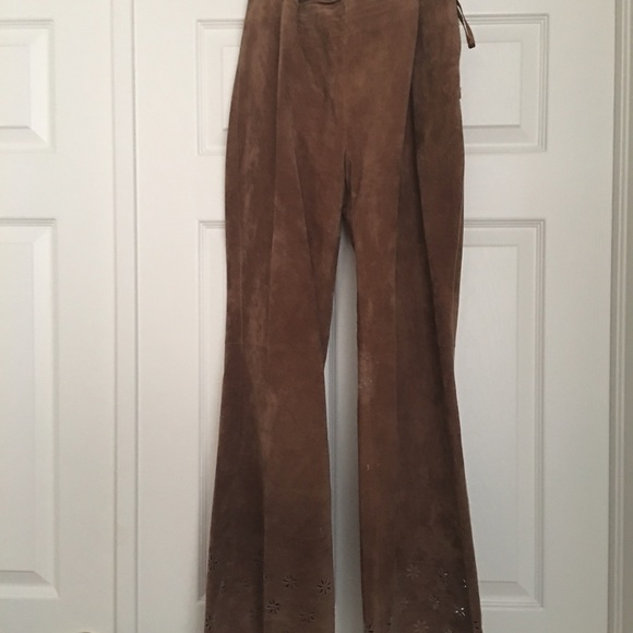 ❤️Suede leather pants