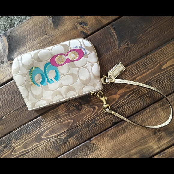 COACH change purse wallet wristlet