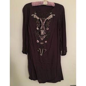 Zara beaded shift dress