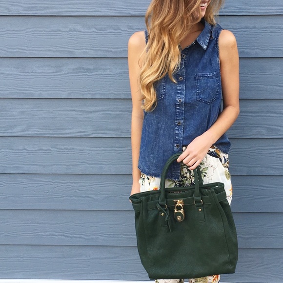 | new | green handbag - Picture 2 of 4