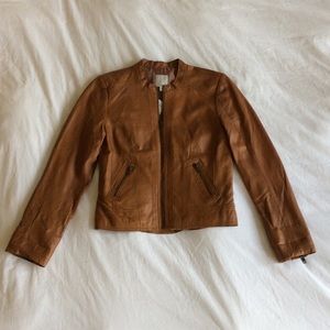 Halogen Leather Jacket