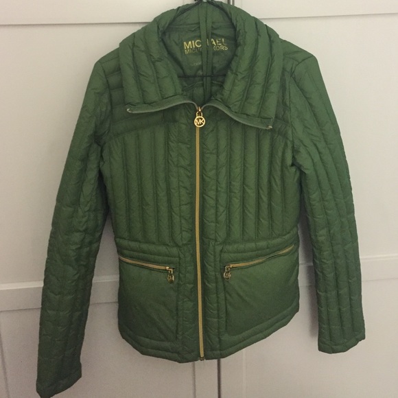 Michael Kors olive down jacket