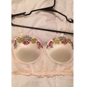 Bustier crop top bralet