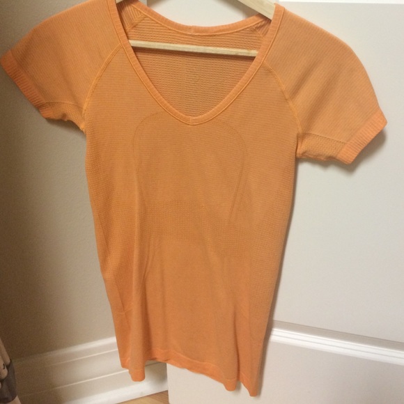 Lulu lemon Orange v-neck