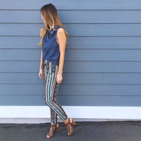 LAST ITEM patterned joggers - Picture 3 of 4