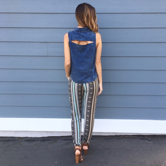 LAST ITEM patterned joggers - Picture 4 of 4