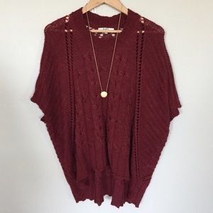 Burgundy Sweater