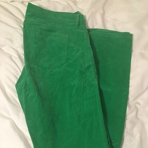 Green Banana Republic Skinny Cords