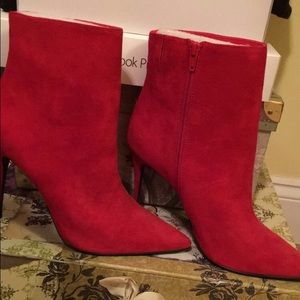 Red Suede Booties!