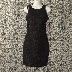 Hailey Logan / Adrianna Papell metallic club dress