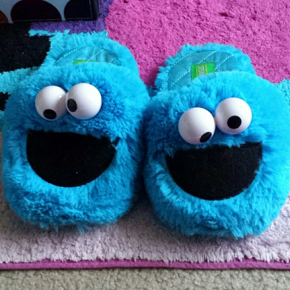 LAST CHANCE Cookie monster slippers