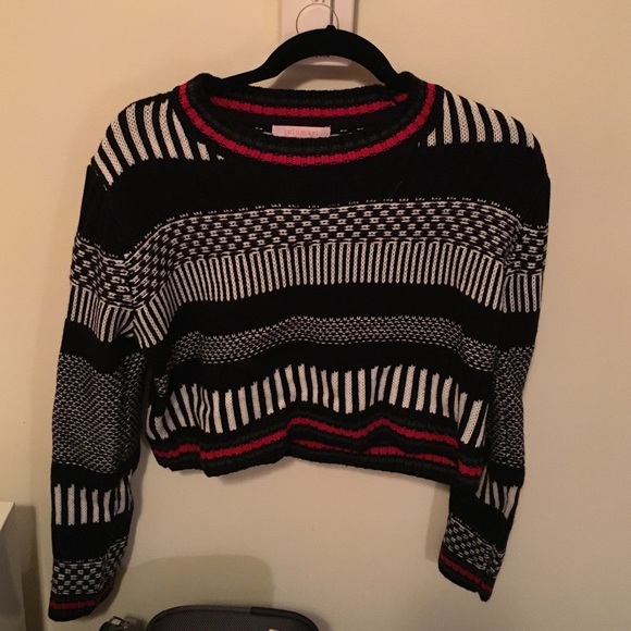 Tobi stripped Crop sweater