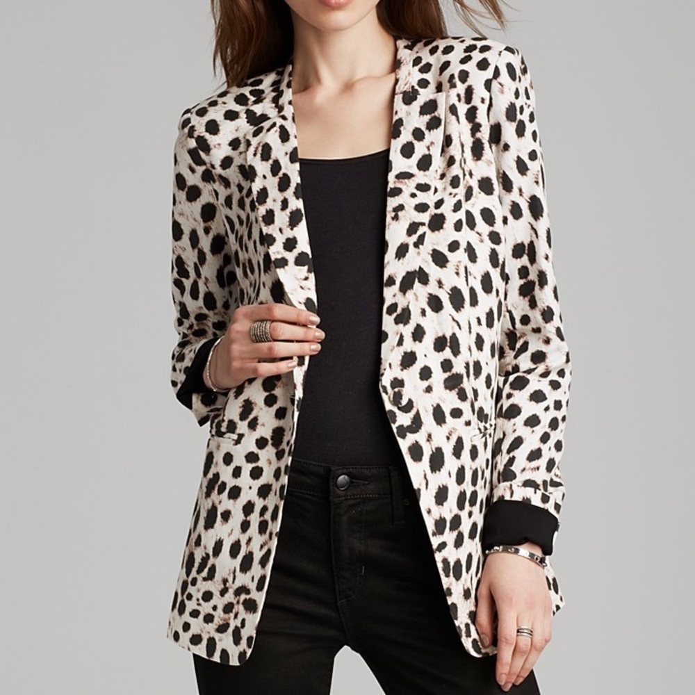 JOE'S JEANS Animal Print Blazer