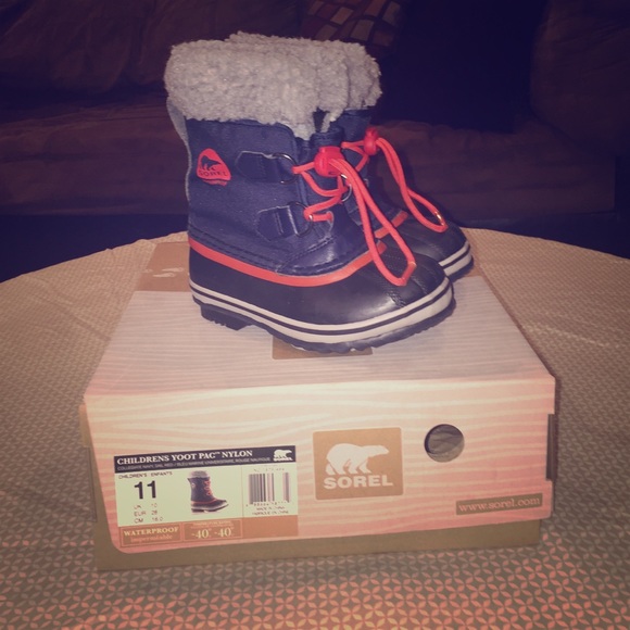 Children's Sorel Yoot Pac Nylon Waterproof boots