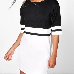 Black and white dress
