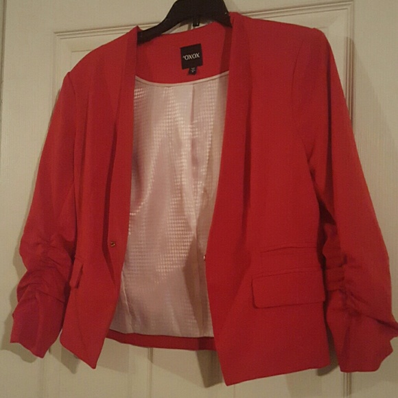 Red blazer