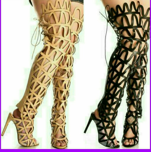 Thigh high heels