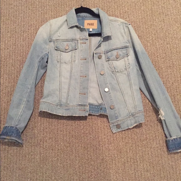Paige Distressed Denim Jacket