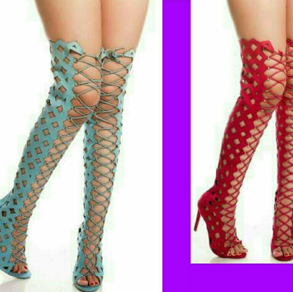 Thigh high heels
