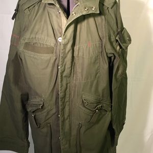 GAP (red) mens military jacket - small