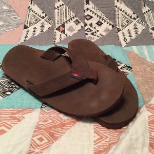 Rainbow flip flops (EXCELLENT CONDITION)